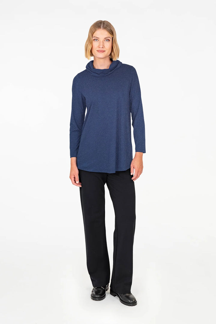 Falla Finland | Hiili Jersey Turtleneck | Blue