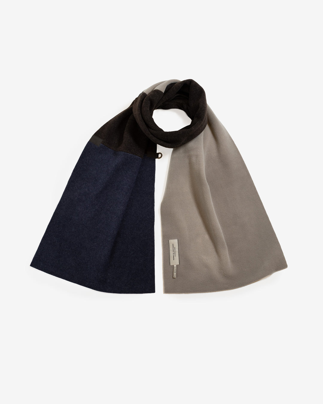 Henriette Soft Cozy Scarf | Kit, Dark Chocolate, Evening Blue
