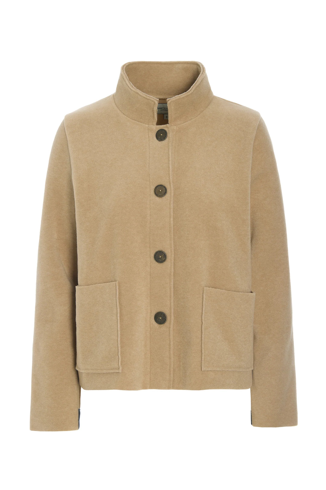 Henriette Italian Fleece Jacket | Camel