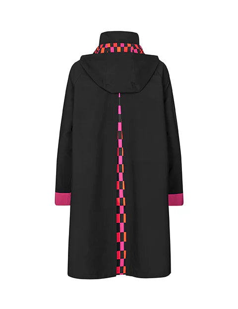 Regn Design | Julia Knee Length Raincoat | Black
