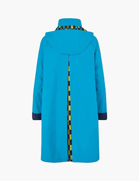 Regn Design | Julia Knee Length Raincoat | Turquoise