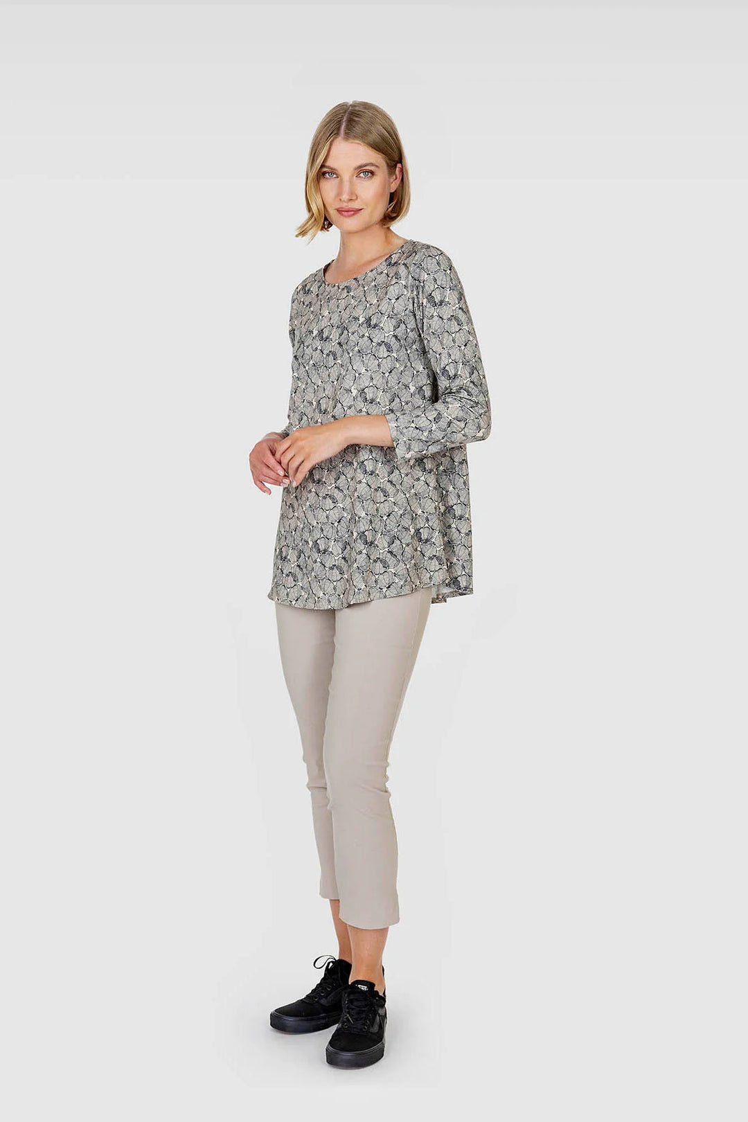 Falla Finland | Kupla Jersey Tunic | Seashell Print