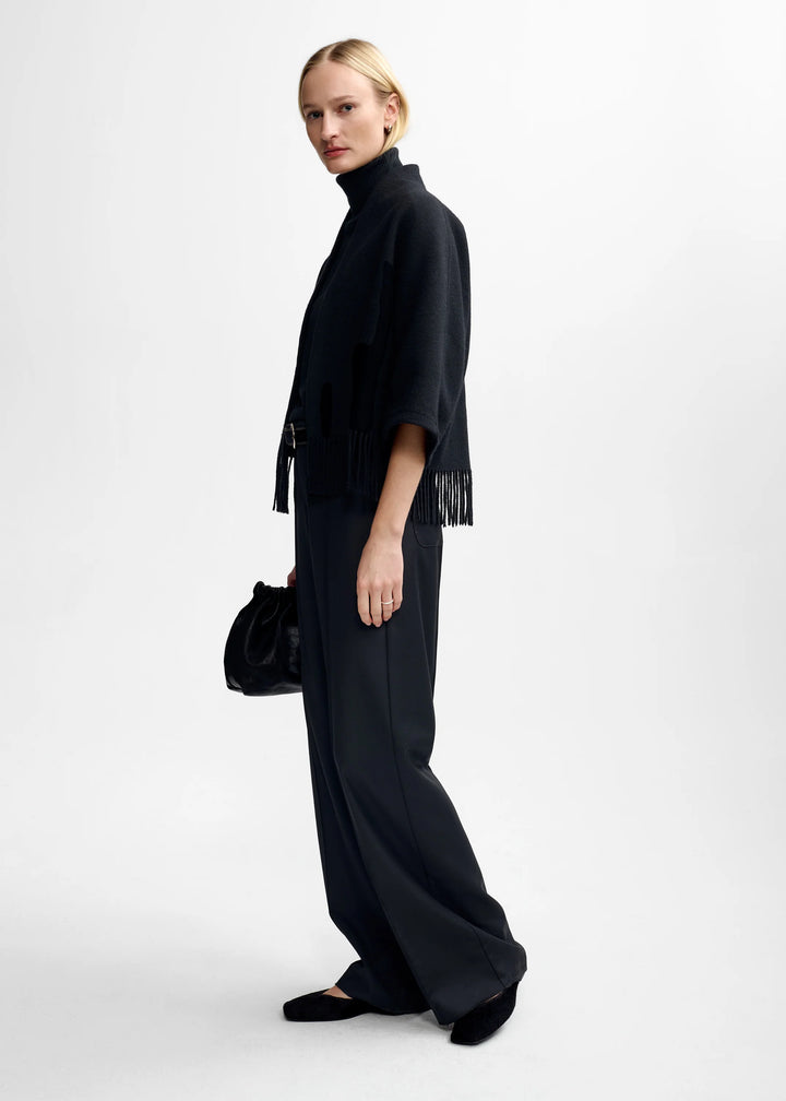 Keyla Lambswool Jacket | Black