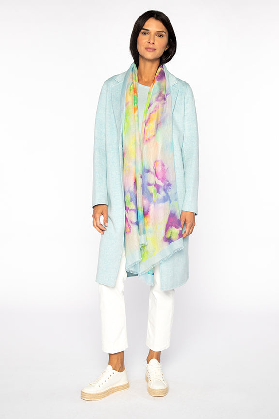 Kinross Cashmere | Bondi Floral Print Scarf