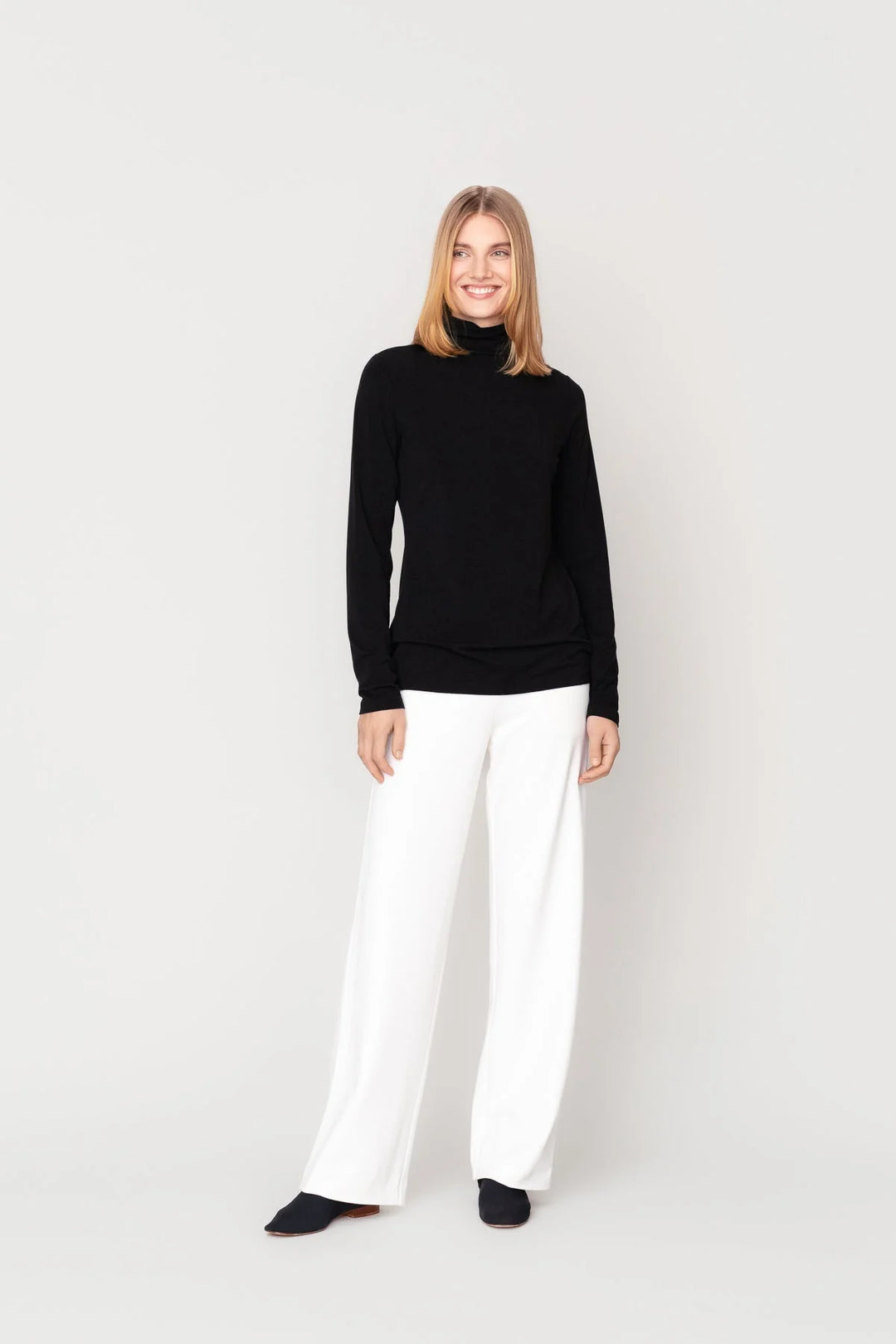 Maire Wool Blend Knit Trousers, Off White