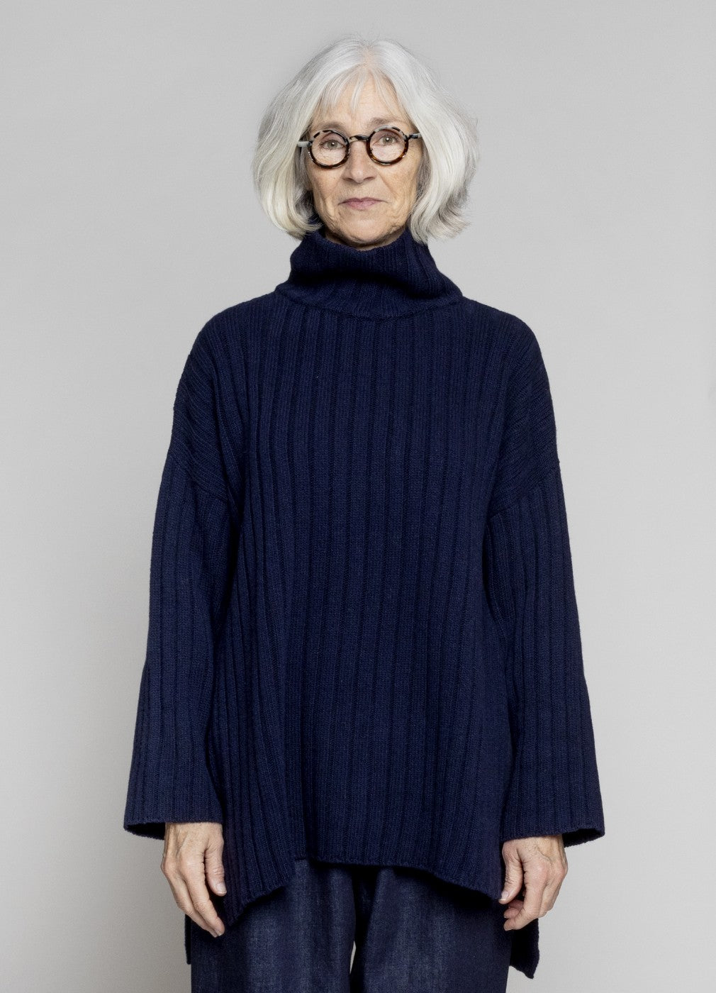 Muse Wear | Maren Wool Cape Sweater | Sand | One Size