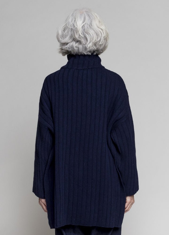 Muse Wear | Maren Wool Cape Sweater | Sand | One Size