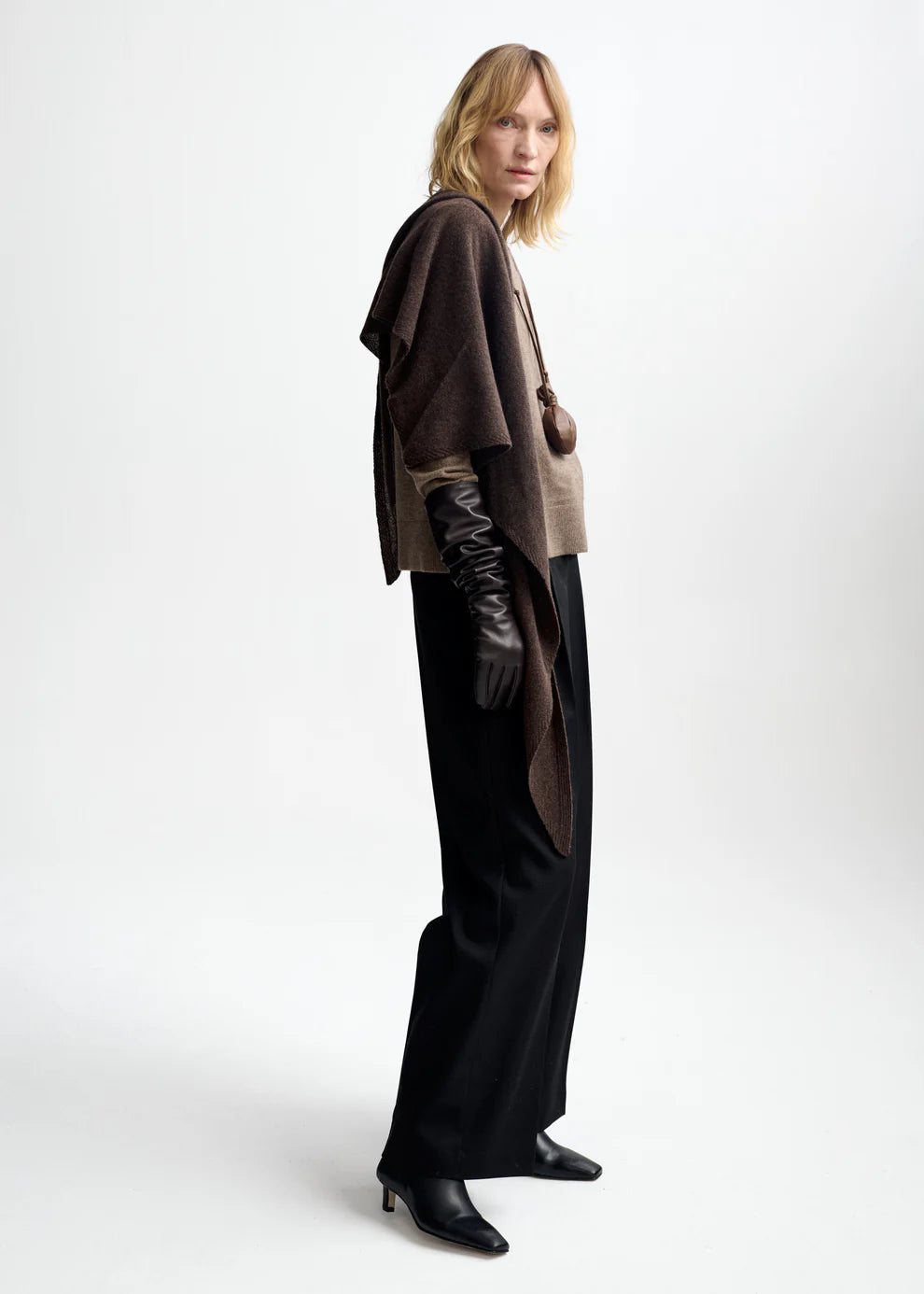 Naomi Wool Cashmere Sweater | Cappucino