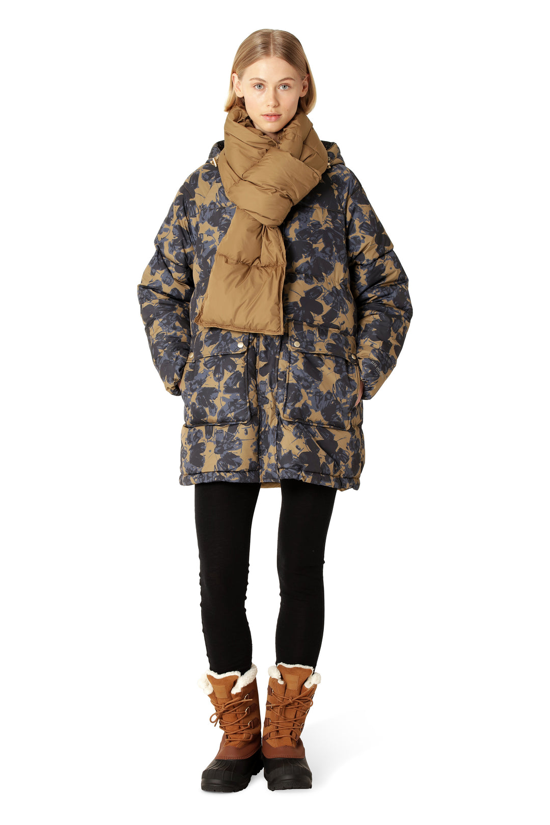 Ilse Jacobsen | Peppy 08 Padded Scarf | Mocha