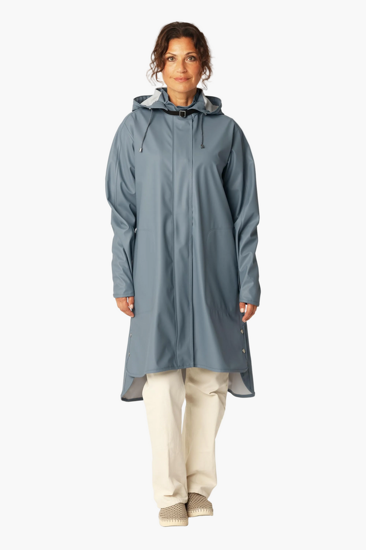 Ilse Jacobsen | Rain 71 Raincoat | Grey Blue