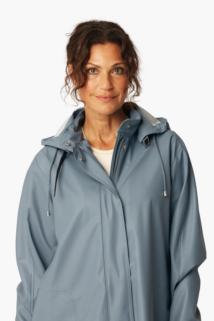 Ilse Jacobsen | Rain 71 Raincoat | Grey Blue