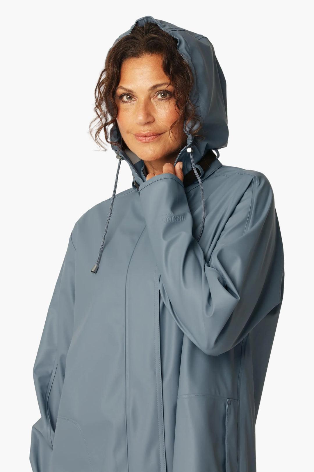 Ilse Jacobsen | Rain 71 Raincoat | Grey Blue