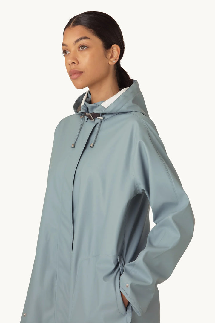 Ilse Jacobsen | Rain 71 Raincoat | Grey Blue