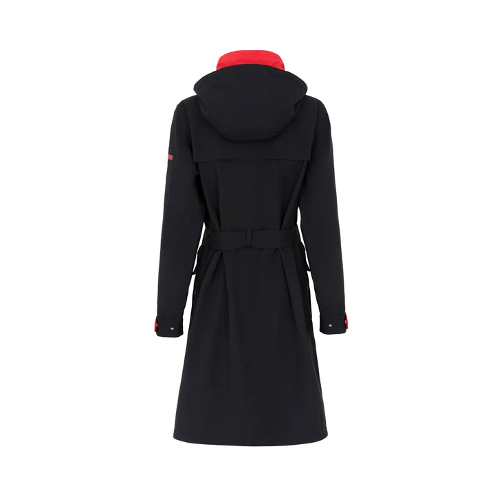 Fiona Rain Trench Coat , Black
