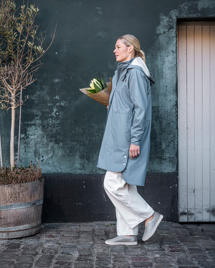Ilse Jacobsen | Rain 71 Raincoat | Grey Blue
