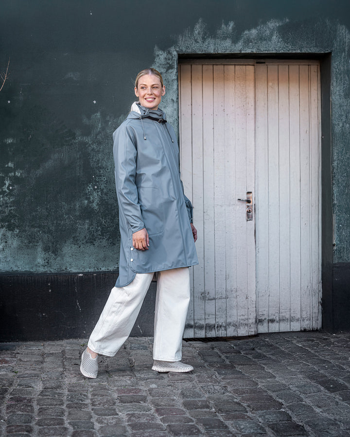 Ilse Jacobsen | Rain 71 Raincoat | Grey Blue