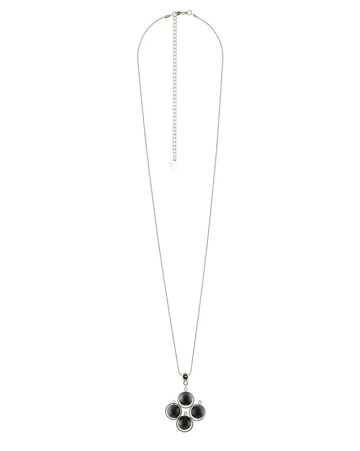 Aamukaste Necklace, Black/ Silver - pirkko. Aarikka