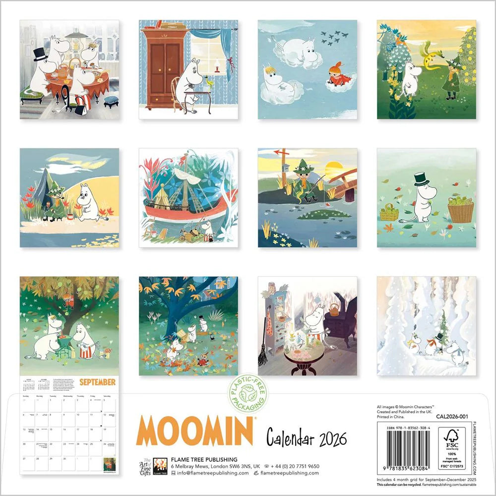 Moomin 2026 Calendar