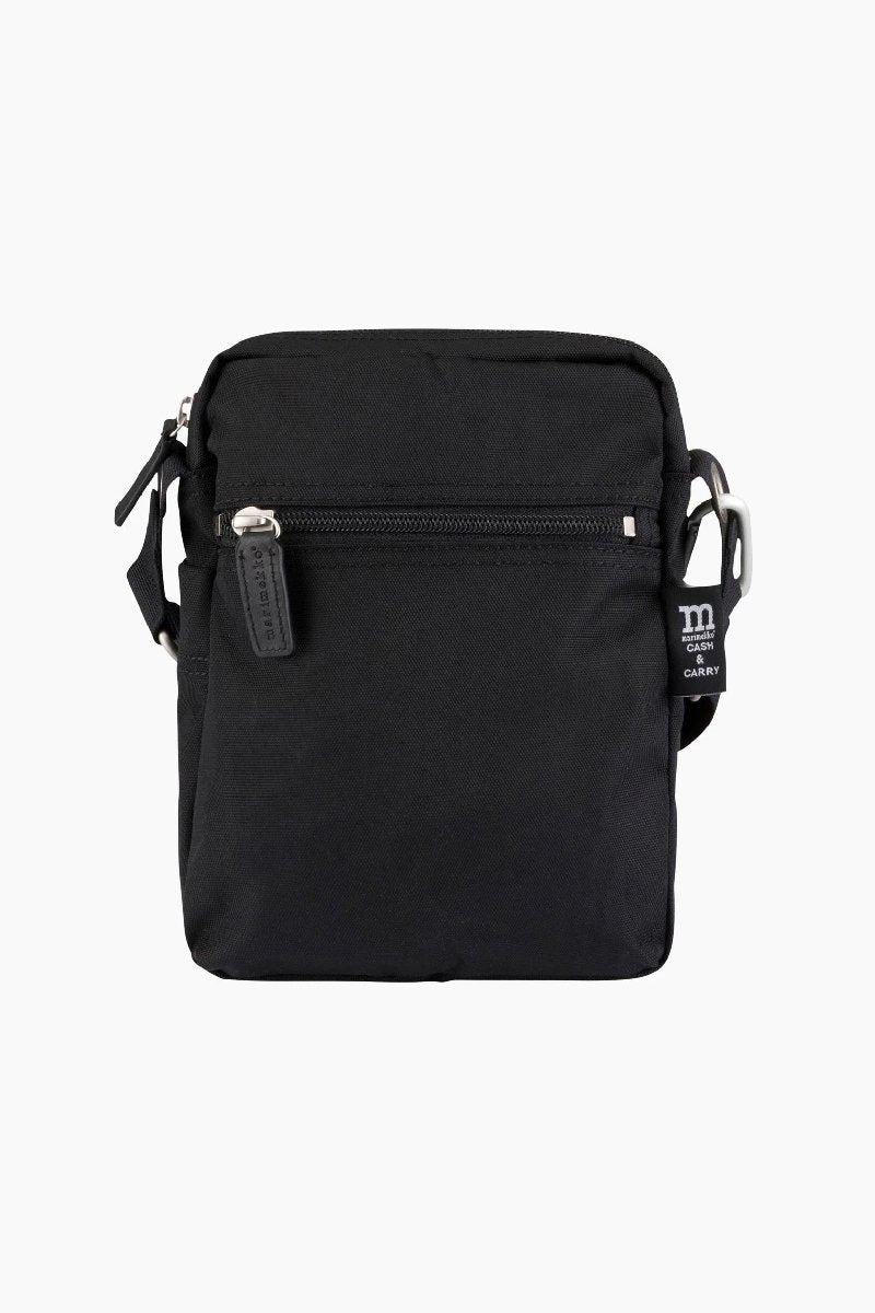 Cash & Carry Shoulder Bag | Black - pirkko. Marimekko