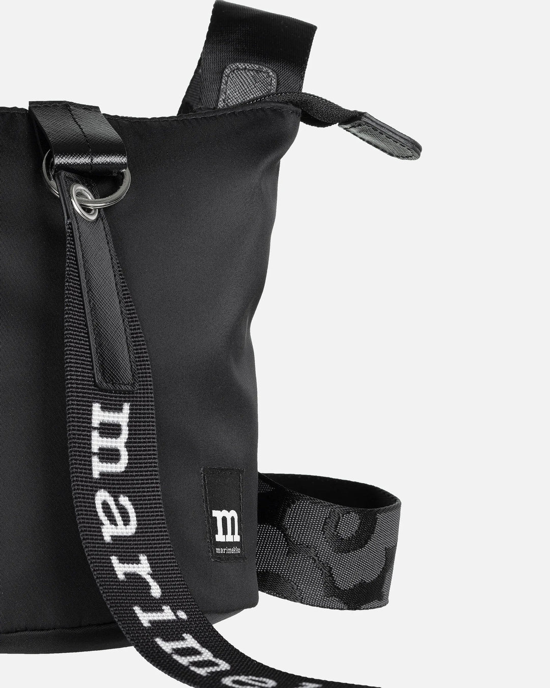 Essential Bucket Shoulder Bag | Black - pirkko. Marimekko