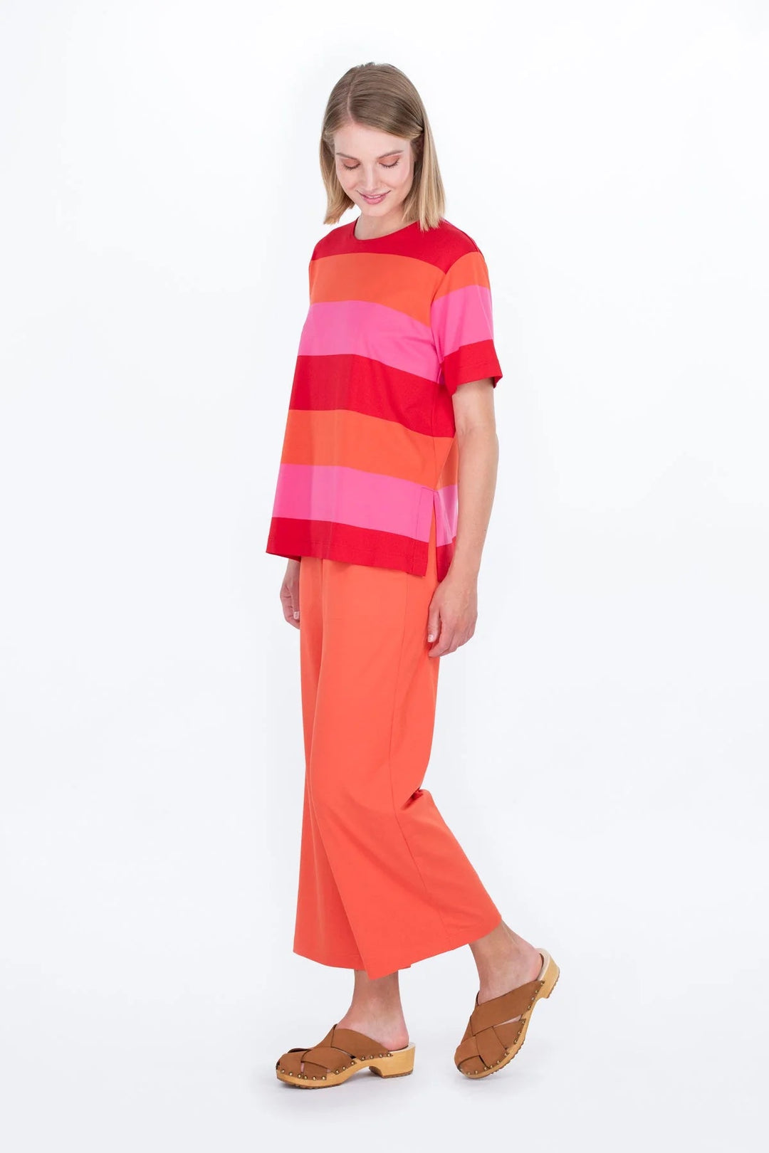 Falla Finland | Käki Jersey Shirt | Red, Orange, Pink Stripe - pirkko. Falla Finland