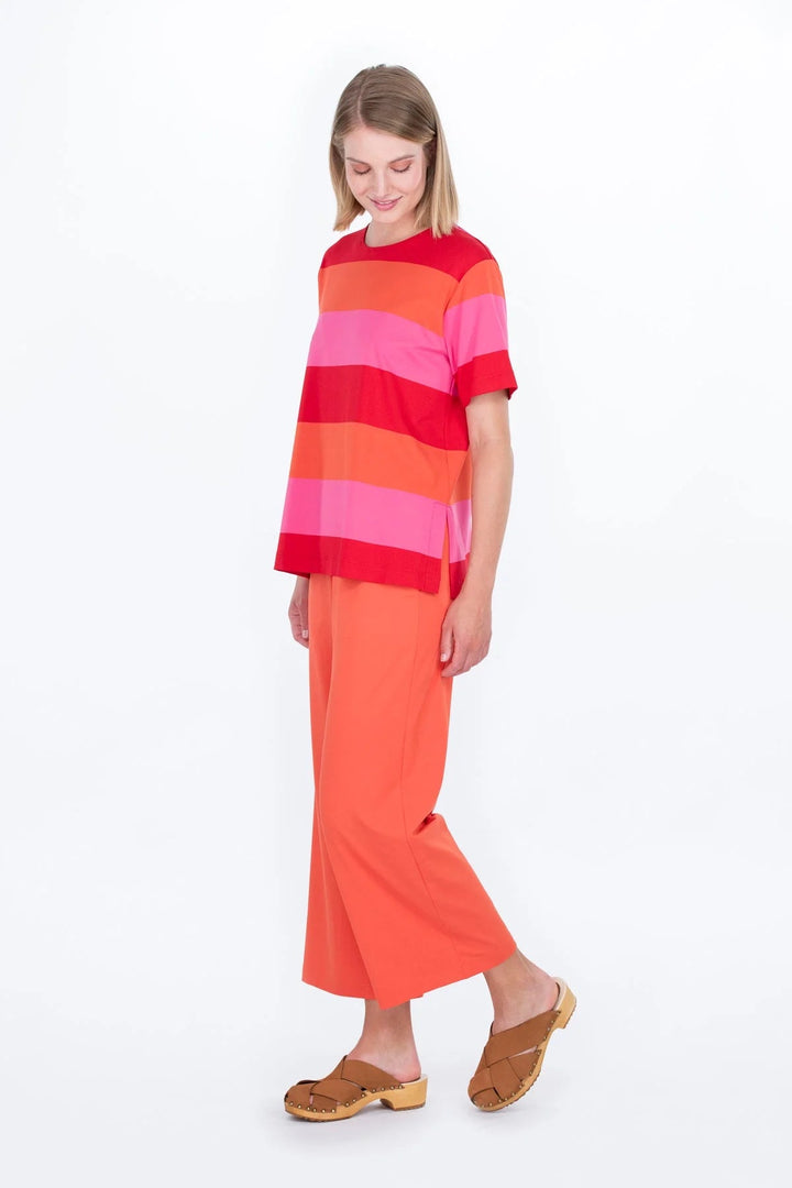 Falla Finland | Käki Jersey Shirt | Red, Orange, Pink Stripe - pirkko. Falla Finland