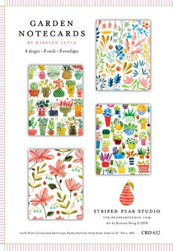 Garden Notecards - pirkko. pirkko.