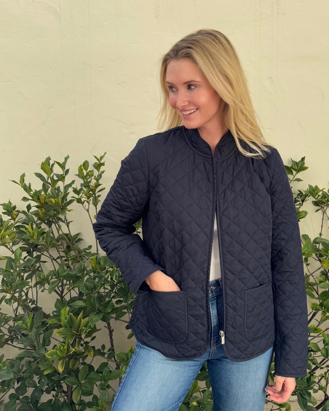 Ilse Jacobsen | Art 27 Quilted Jacket | Dark Indigo - pirkko. ILSE JACOBSEN