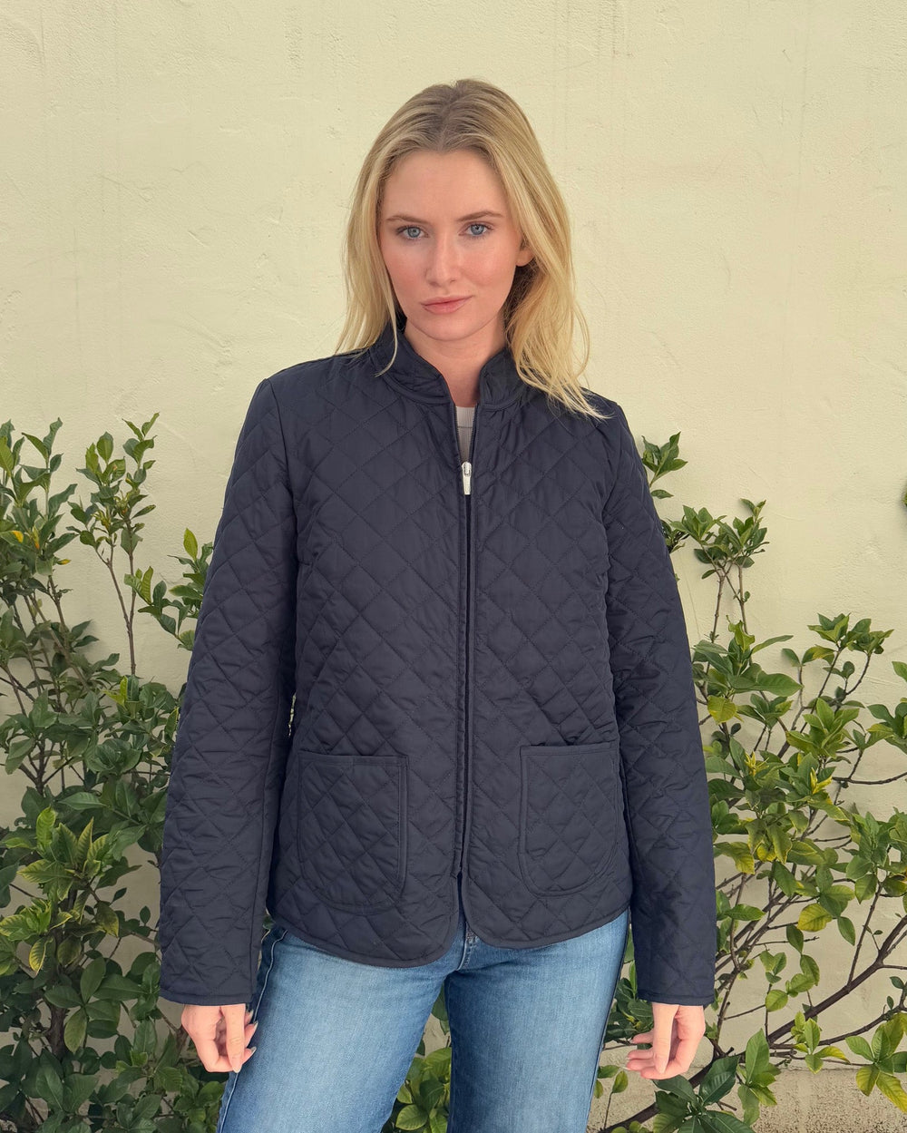 Ilse Jacobsen | Art 27 Quilted Jacket | Dark Indigo - pirkko. ILSE JACOBSEN