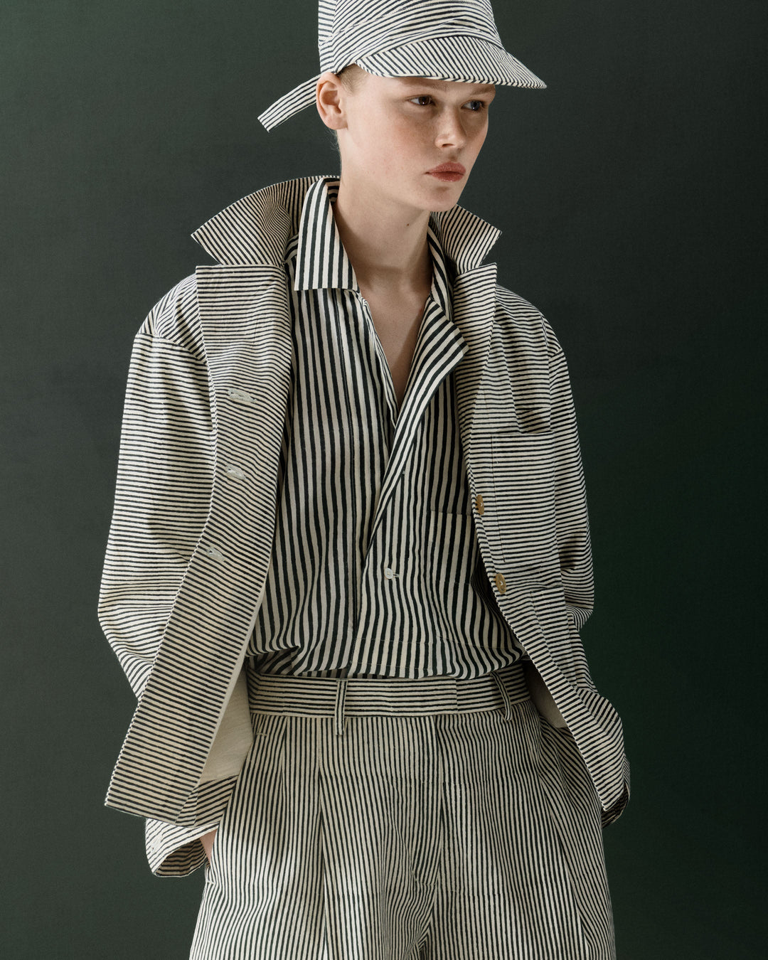 Jan Machenhauer | Block Print Organic Cotton Jacket - pirkko. Jan Machenhauer
