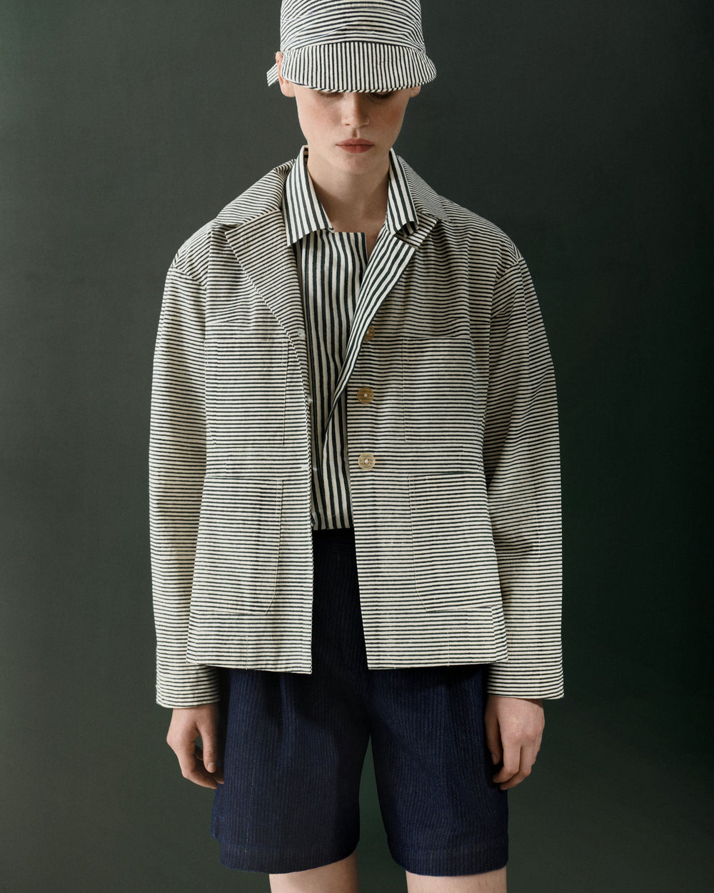 Jan Machenhauer | Block Print Organic Cotton Jacket - pirkko. Jan Machenhauer
