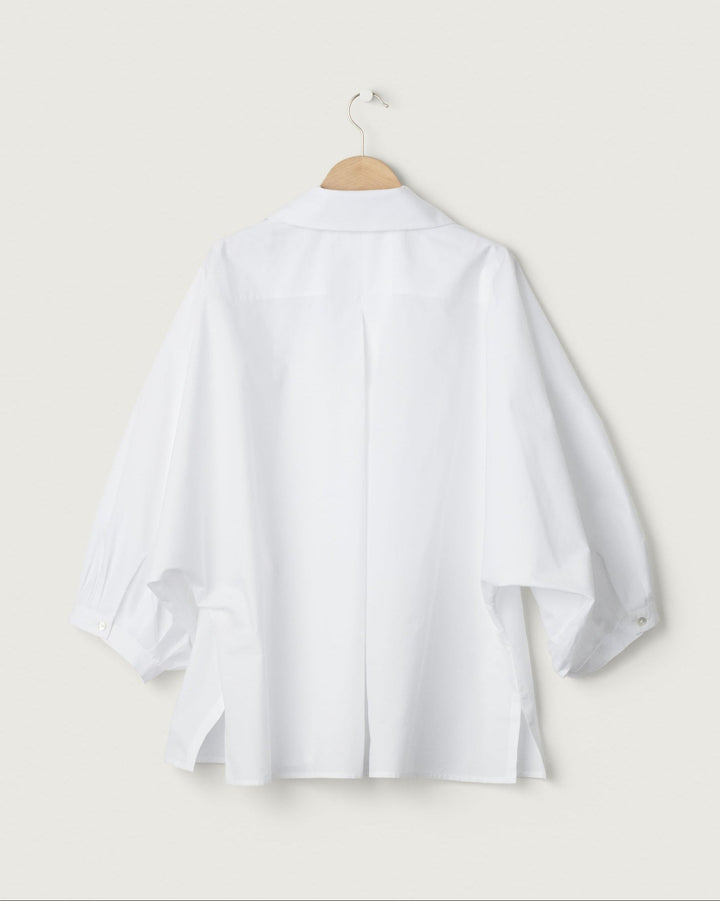 Jan Machenhauer | Nina Cotton Poplin Shirt | White - pirkko. Jan Machenhauer