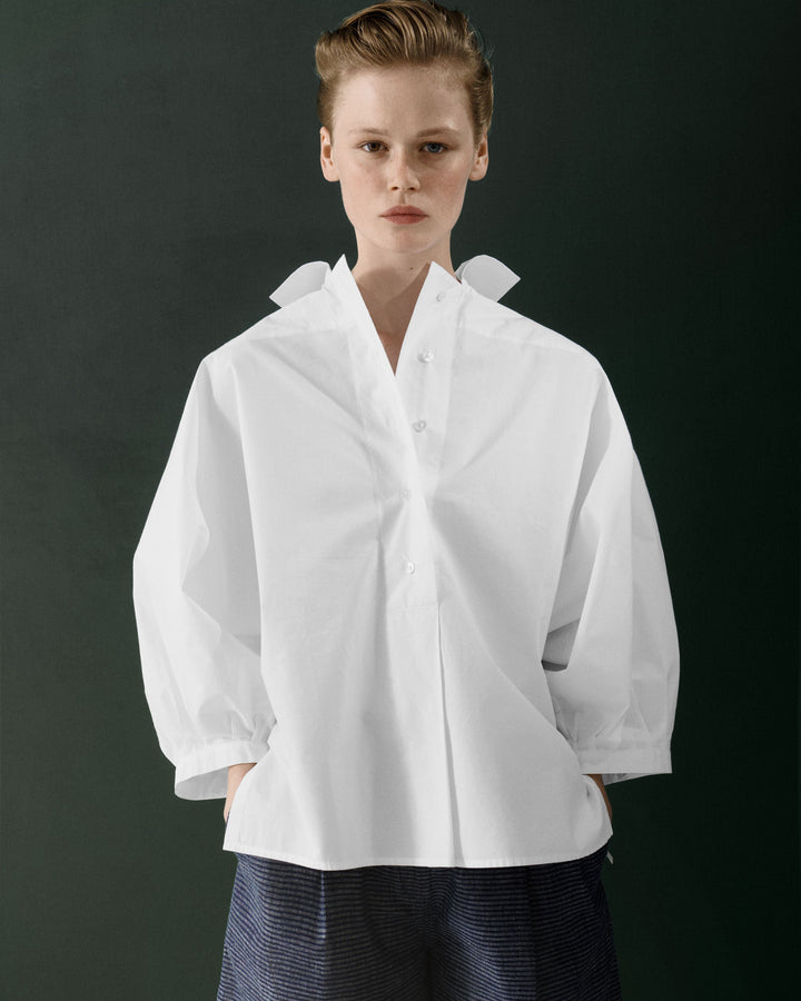 Jan Machenhauer | Nina Cotton Poplin Shirt | White - pirkko. Jan Machenhauer