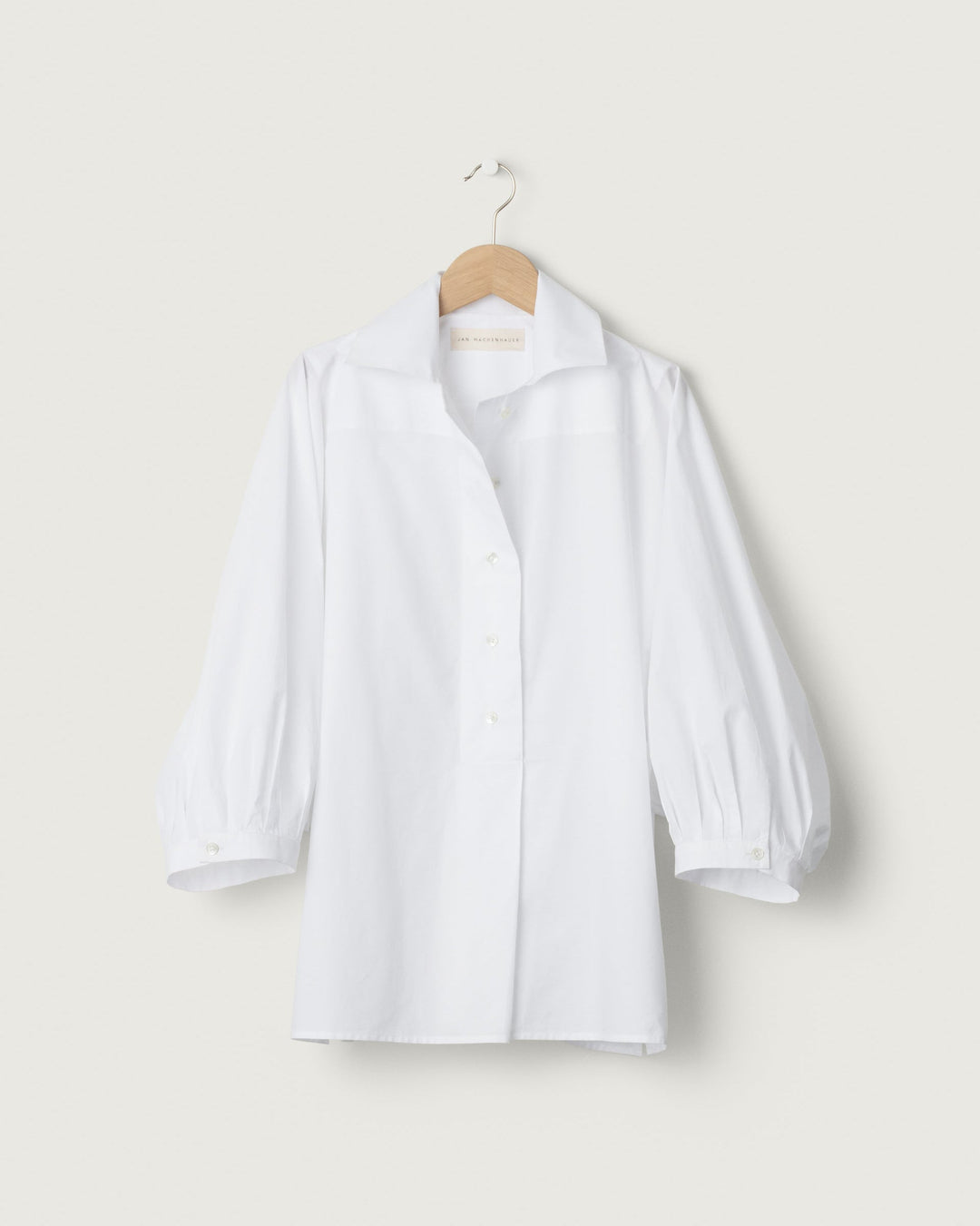 Jan Machenhauer | Nina Cotton Poplin Shirt | White - pirkko. Jan Machenhauer