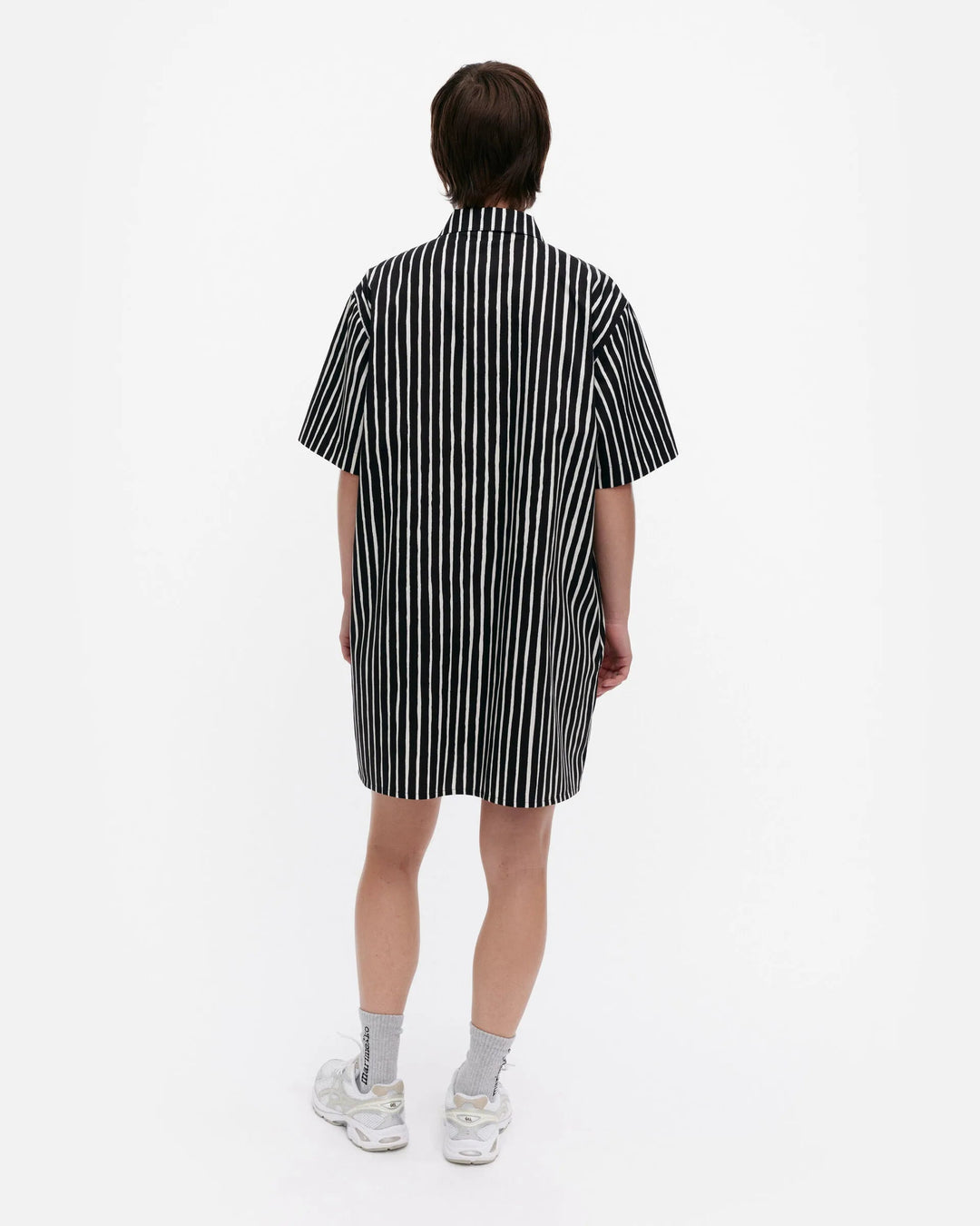 Jokapoika Shortsleeve Dress | Black, White - pirkko. Marimekko