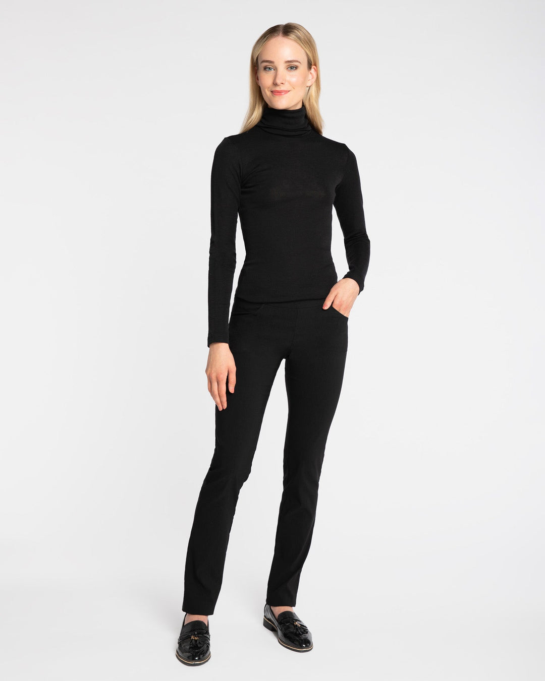 Kaya Pants, Black - pirkko. Kuusama