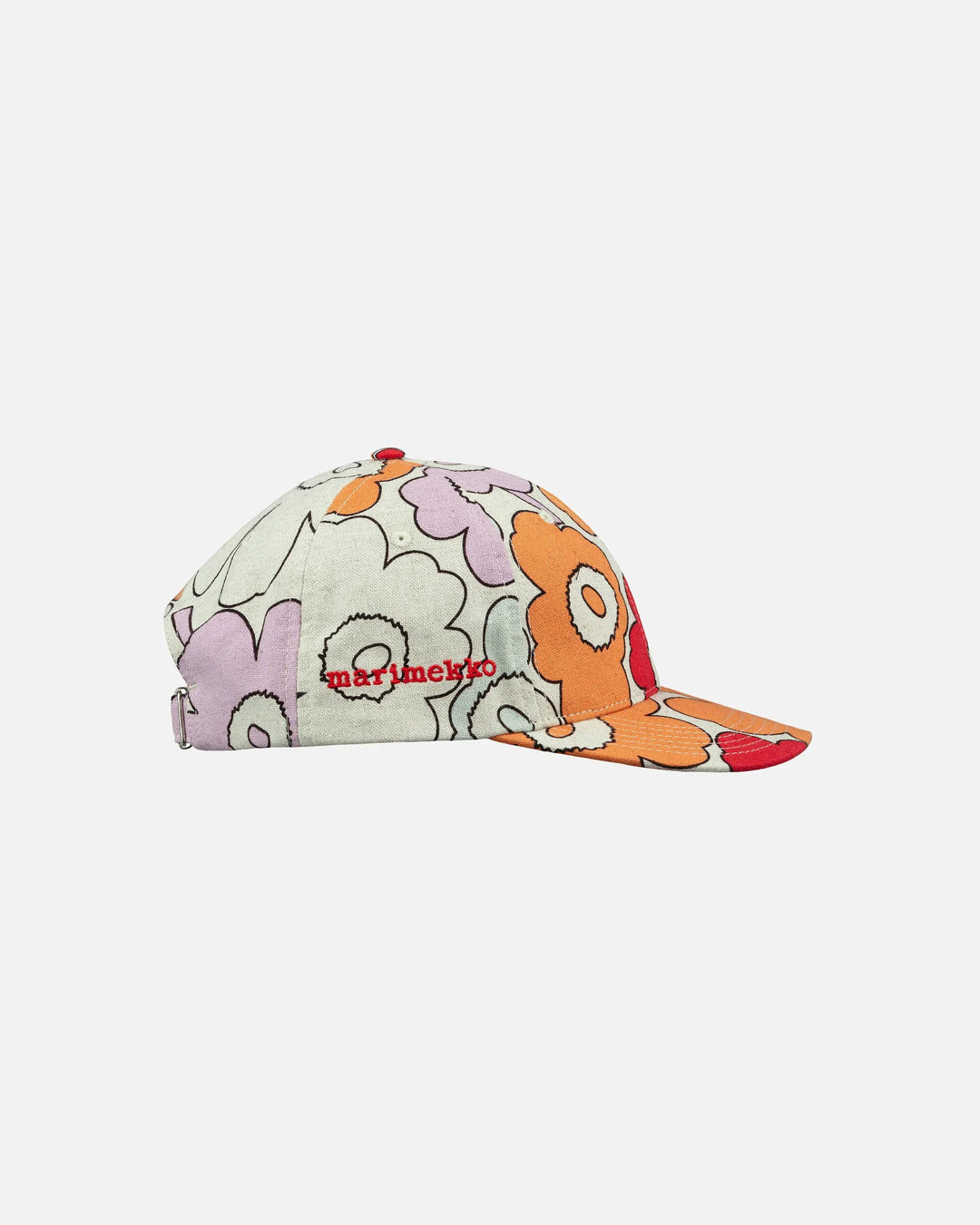 Kohde Piirto Unikko Hat | Off - white, Red Multi - pirkko. Marimekko