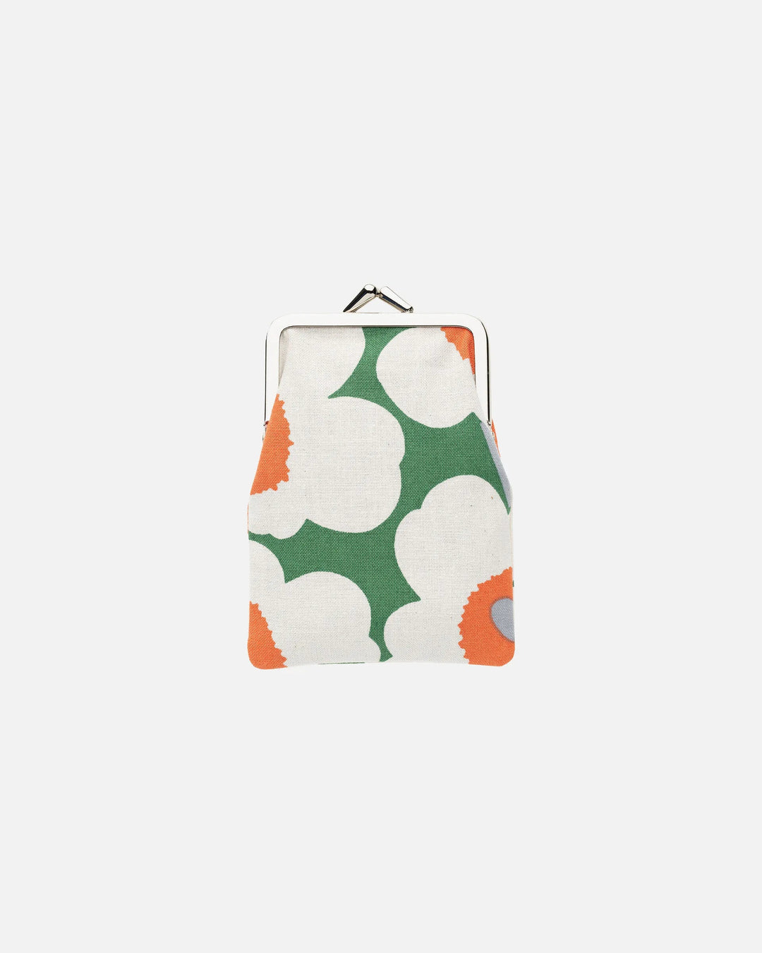 Kortti Kukkaro Unikko | Green/ Orange - pirkko. Marimekko