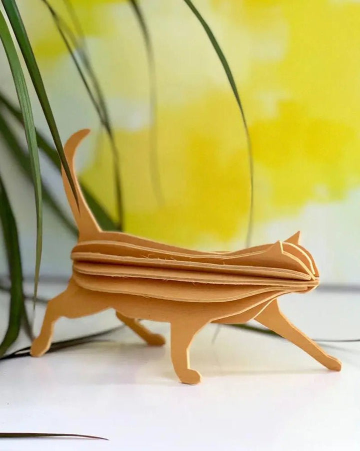 Lovi | Cat 12cm | Warm Yellow - pirkko. LOVI