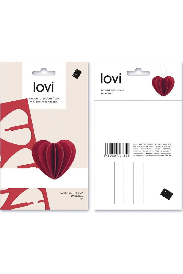 Lovi Heart 6.8 cm, Light Pink - pirkko. LOVI