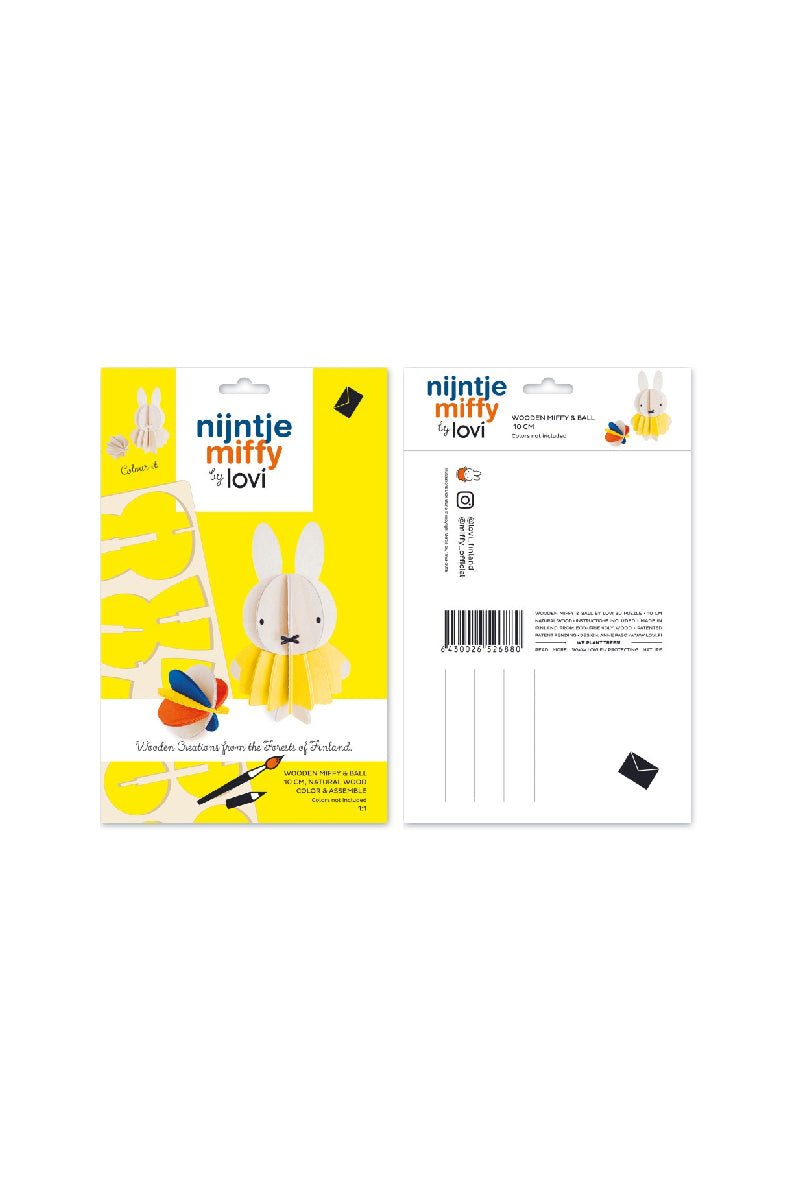 Lovi Miffy and Ball, 10 cm - pirkko. LOVI