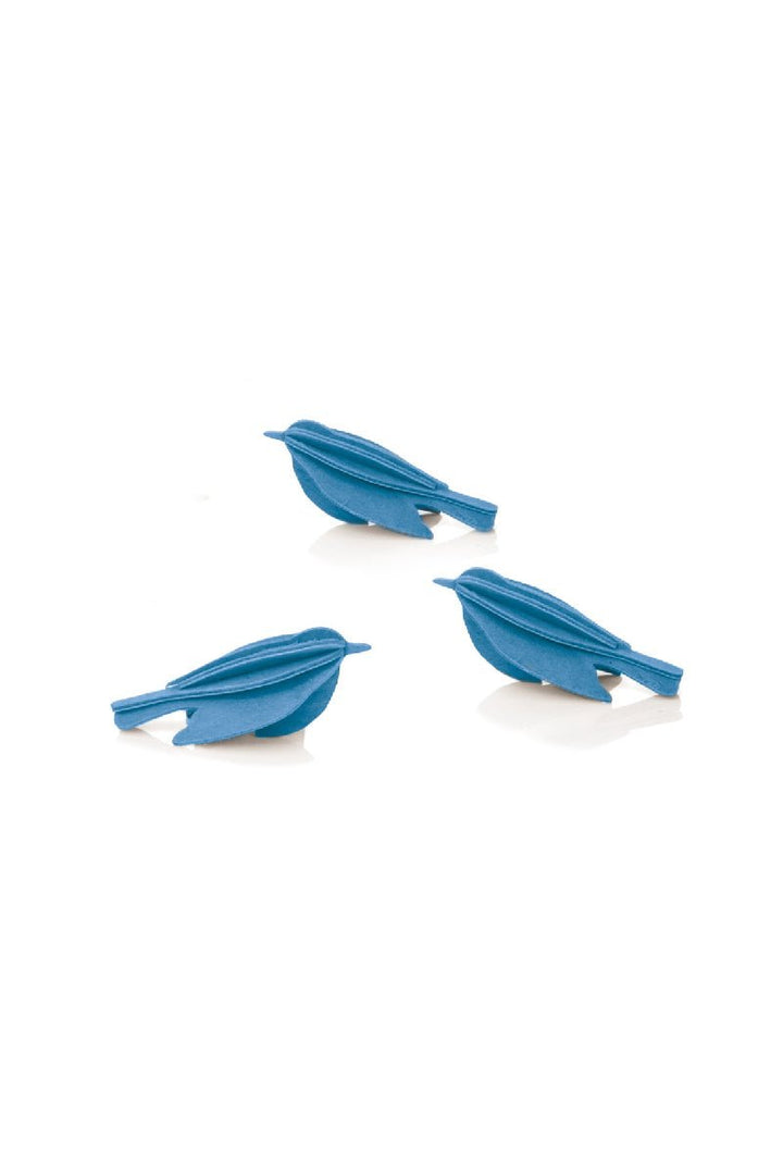 Lovi Mini Birds 5 cm, Blue - pirkko. LOVI