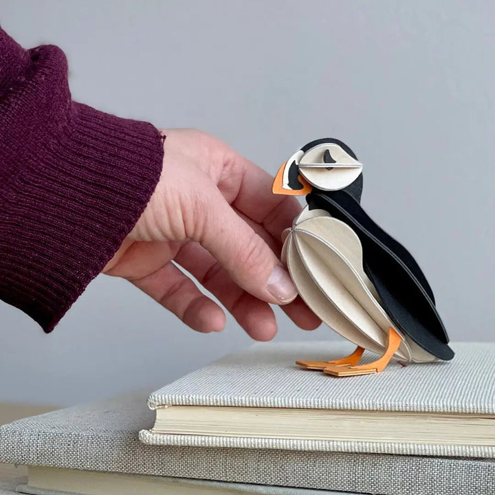 Lovi Puffin Black Mix. 10cm/ 4" - pirkko. LOVI
