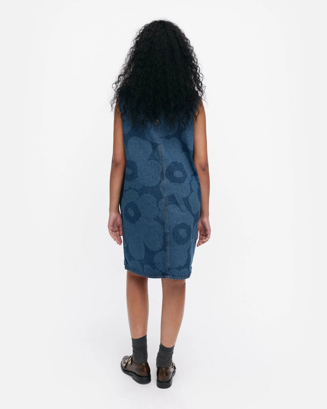 marimekko a line sleeveless dress Uniqlo x Marimekko Women's A-Line Sleeveless Dress Dark Gray