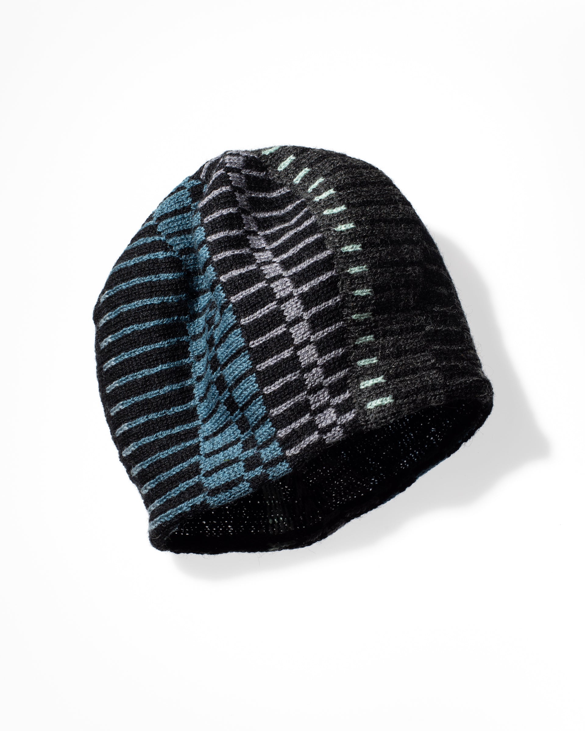 Marika Niskanen Marika Niskanen Wool Hat, Grey, Black, Blue - pirkko.