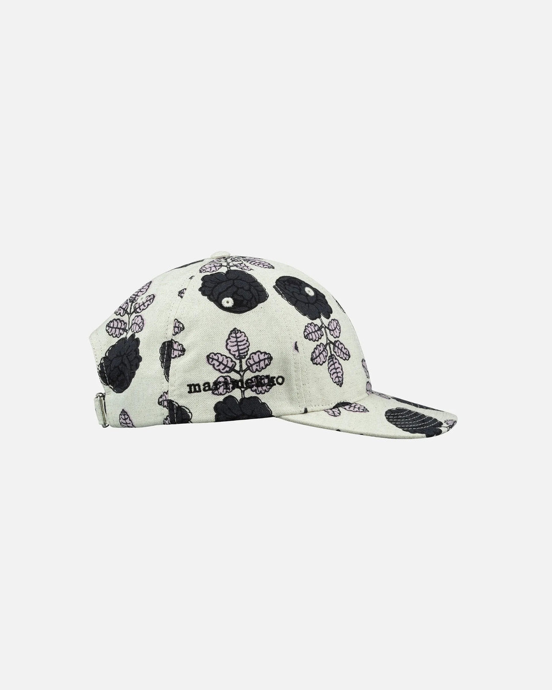 Marikekko | Kohde Vihkiruusu Hat | Off - white, Lilac, Black - pirkko. Marimekko