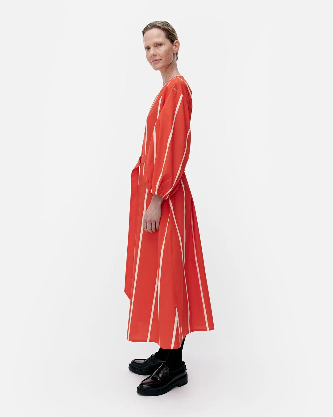 【2025SS】marimekko マリメッコ/ Blomma Puhveli ワンピース Marimekko Marimekko | Blomma Puhveli Belted Cotton Dress