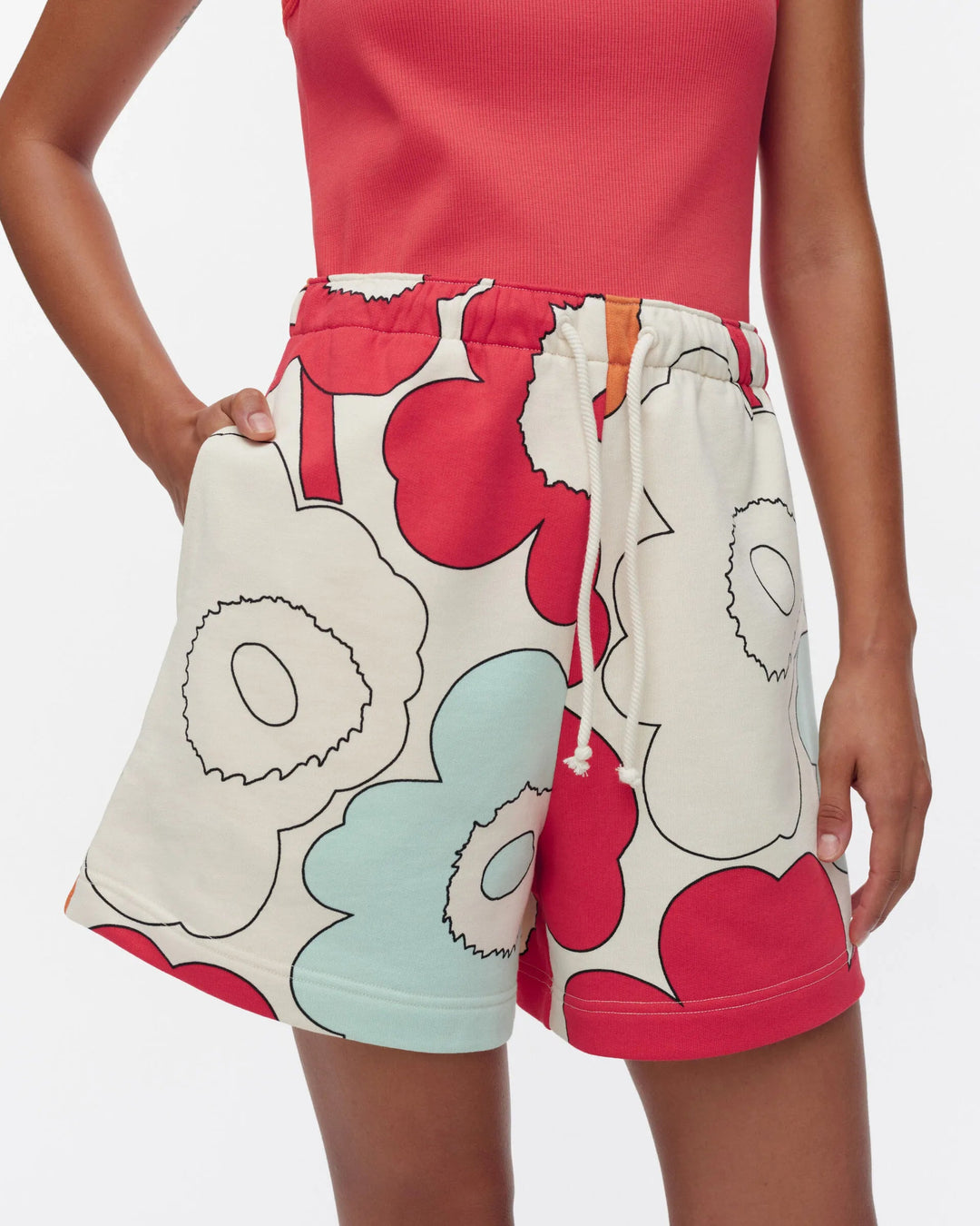 marimekko◆Miksaus Piirto Unikko コットン ショートパンツ Marimekko Marimekko | Miksaus Piirto Unikko Cotton Shorts