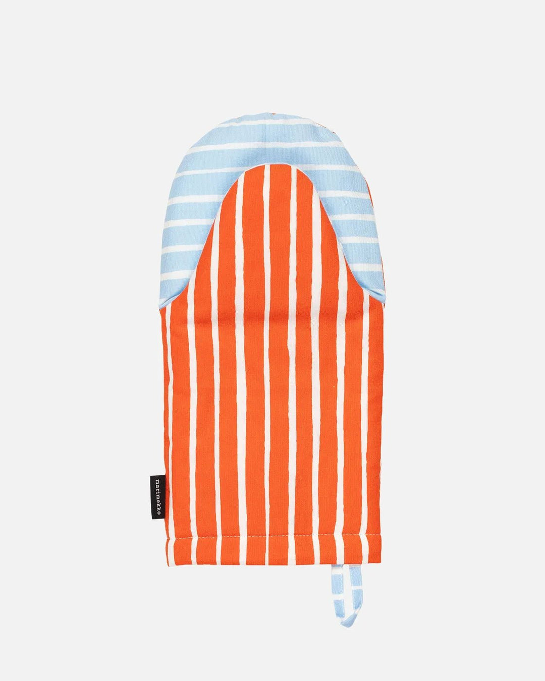 Marimekko | Piccolo Oven Mitten | Orange, White, Blue - pirkko. Marimekko