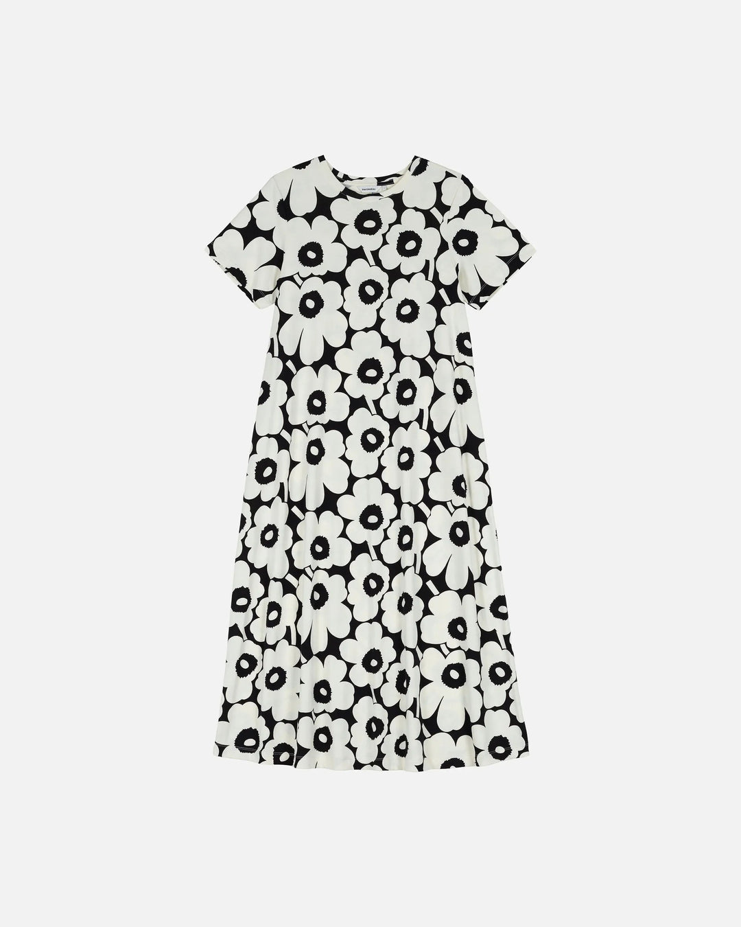 Marimekko | Pisteinen Unikko Jersey Dress | Black, White - pirkko. Marimekko